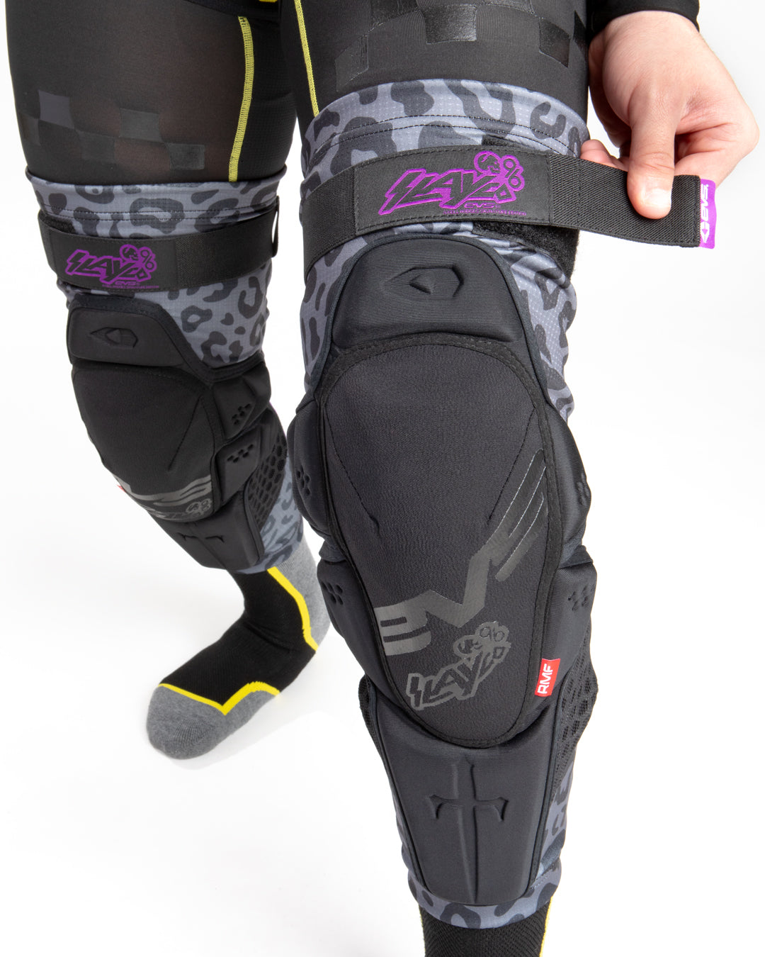 Slayco96 Knee Guard - Ghost Leopard - EVS Sports